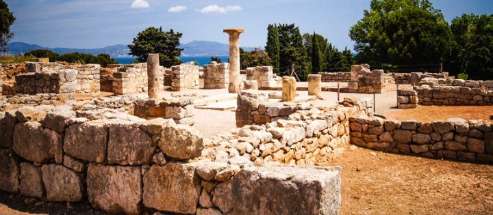 Archaeological site in Ampurias
