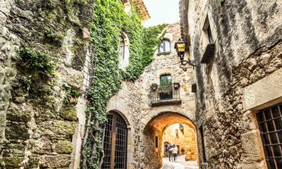 Old building in Pals, Costa Brava